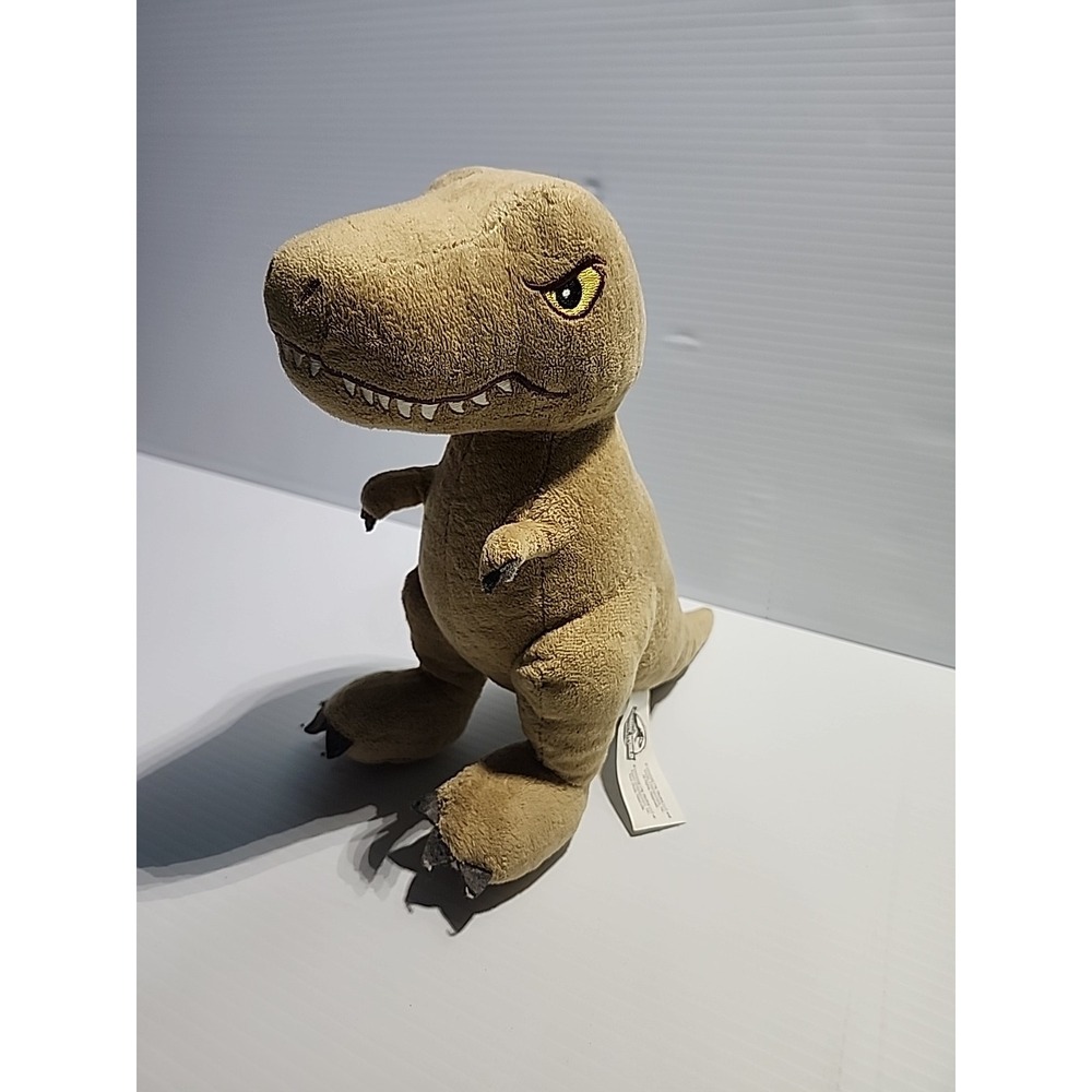 Jurassic Park World Dominion T-REX Dinosaur 10" Plush Stuffed‎ Animal Toy Tan